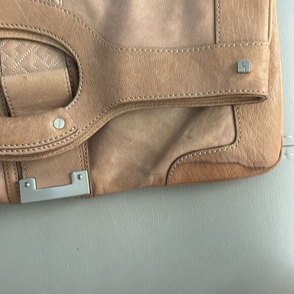 L..A.M.B. Carlisle Leather Foldover Bag - Picture 6 of 8
